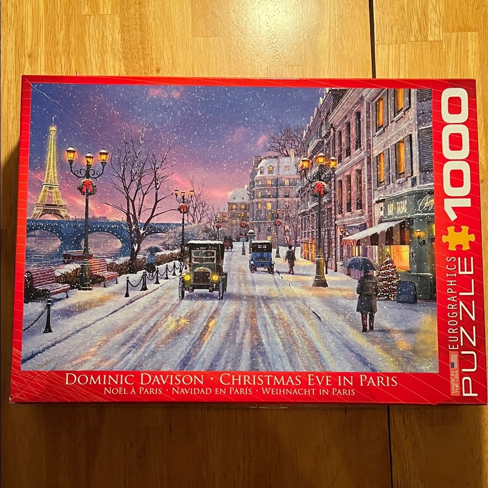 Christmas Eve in Paris Puzzle - 1000 Pieces
